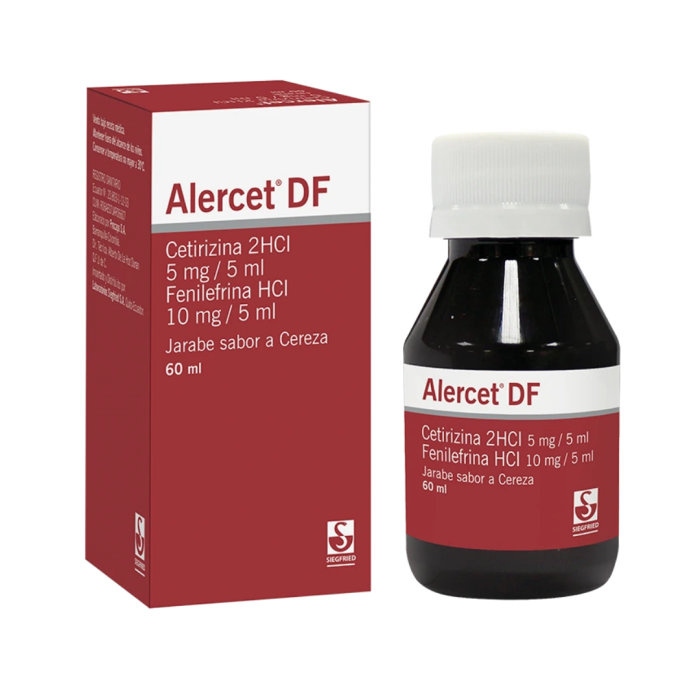 ENDOCARE ALERCET JARABE 5MG  X 60ML