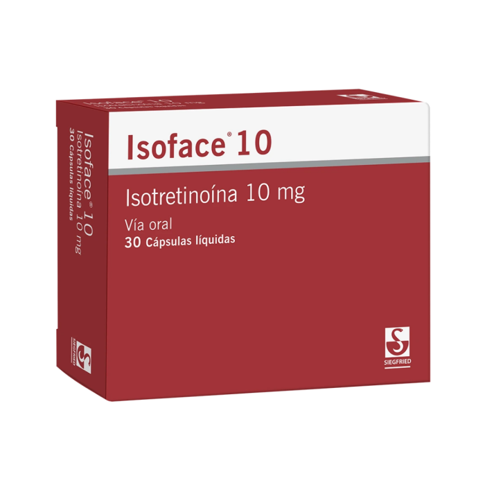 ENDOCARE ISOFACE 10MG  X 30COMP