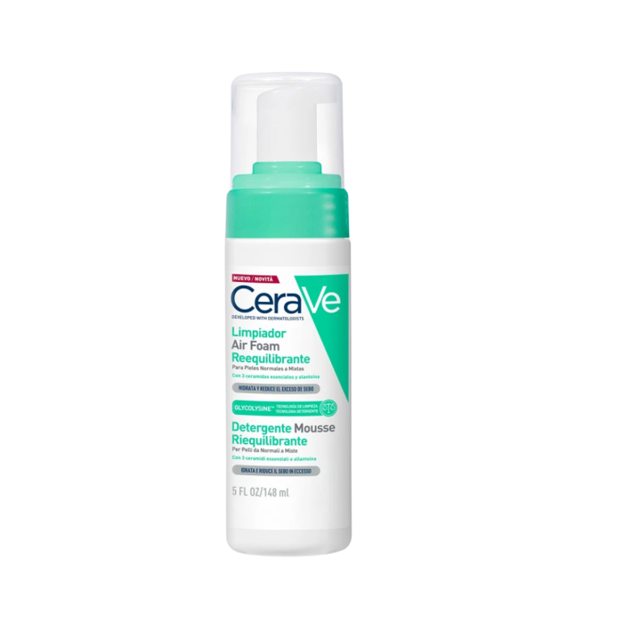 CERAVE LIMPIADOR AIR FOAM REEQUILIBRANTE 148ML