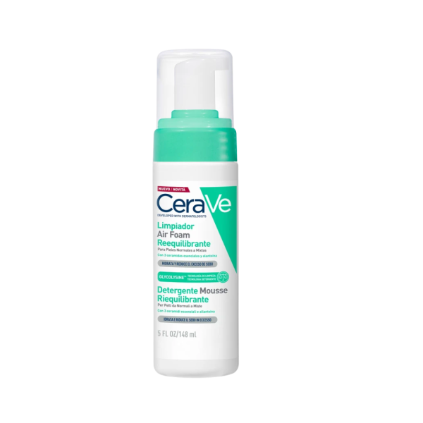 CERAVE LIMPIADOR AIR FOAM REEQUILIBRANTE 148ML