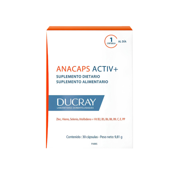 DUCRAY ANACAPS ACTV+ 30 CAPSULAS