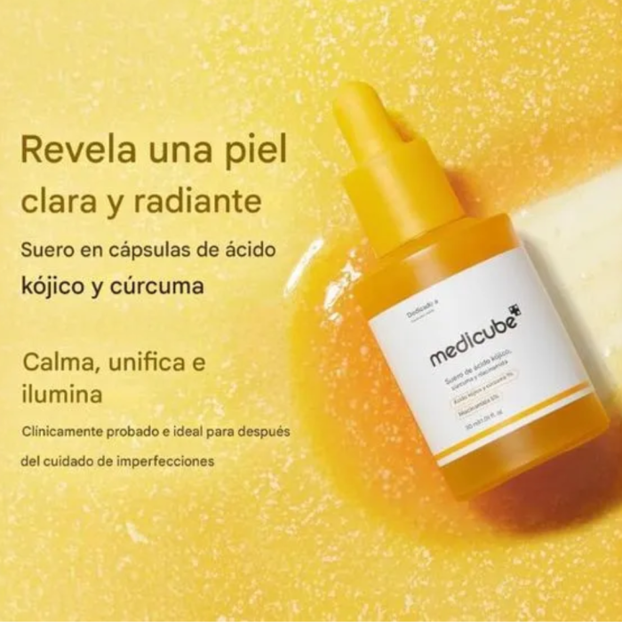 MEDICUBE KOJIC ACID TURMERIC NIACINAMIDE SERUM 30m