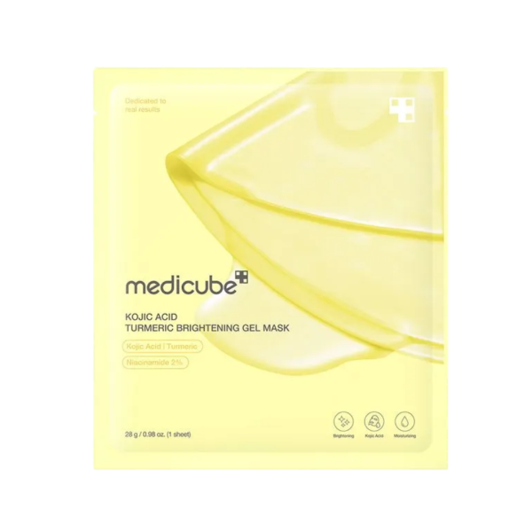 MEDICUBE KOJIC ACID TURMERIC BRIGHTENING GEL MASK UND