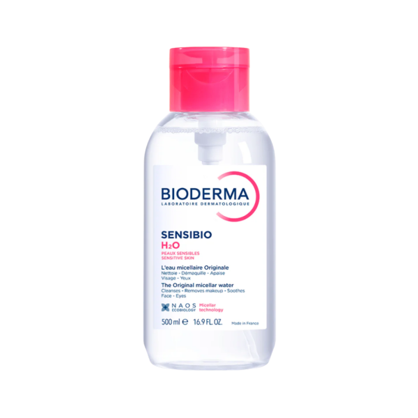 BIODERMA SENSIBIO H2O AGUA MICELAR CON DISPENSADOR 500ML