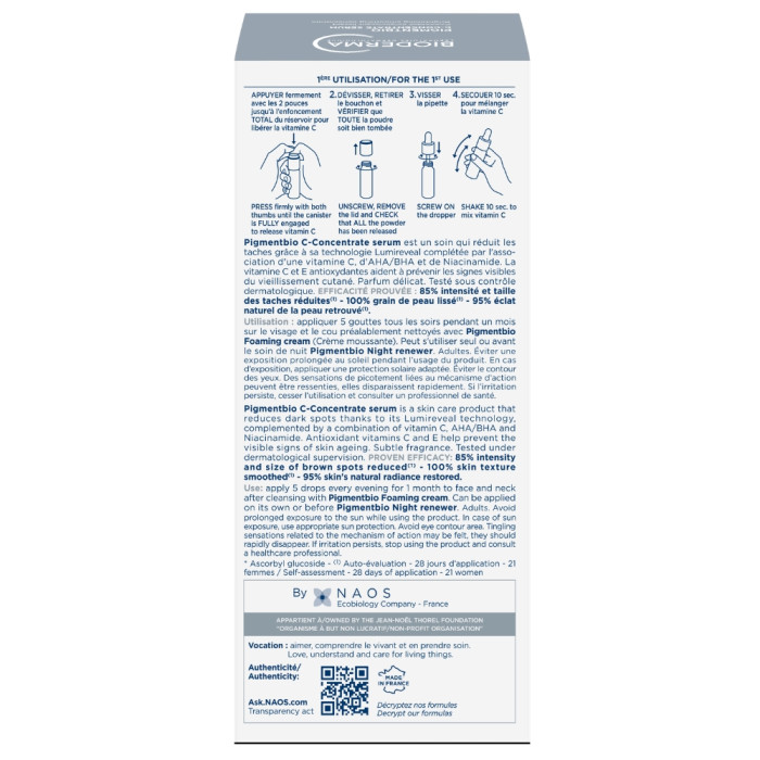 BIODERMA PIGMENTBIO C CONCENTRATE