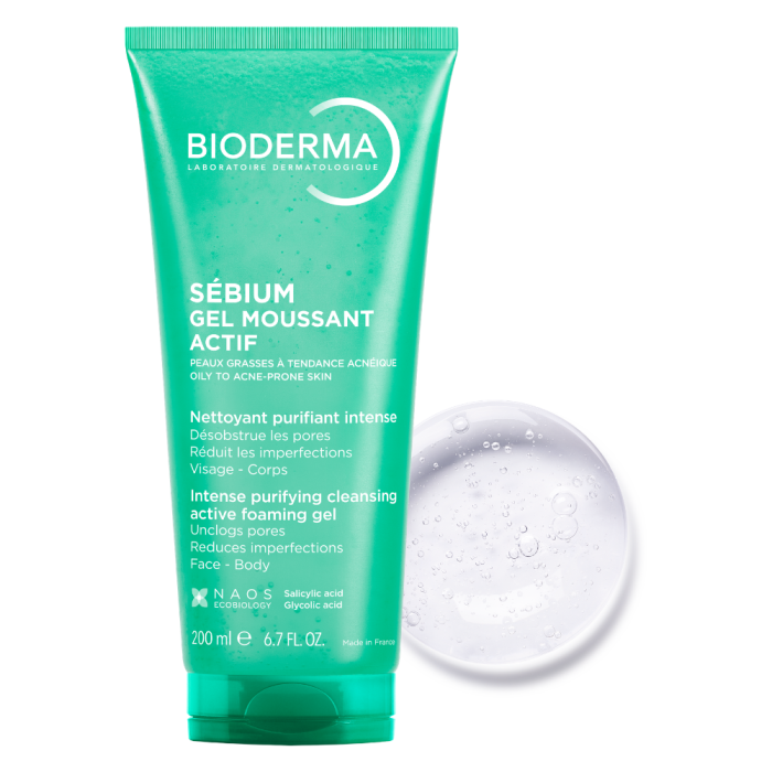 BIODERMA SEBIUM GEL MOUSSANT ACTIF 200ML