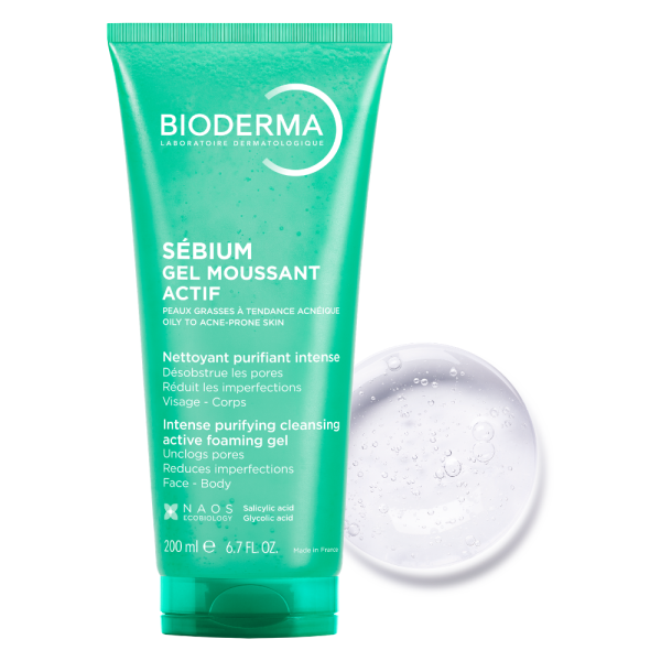 BIODERMA SEBIUM GEL MOUSSANT ACTIF 200ML
