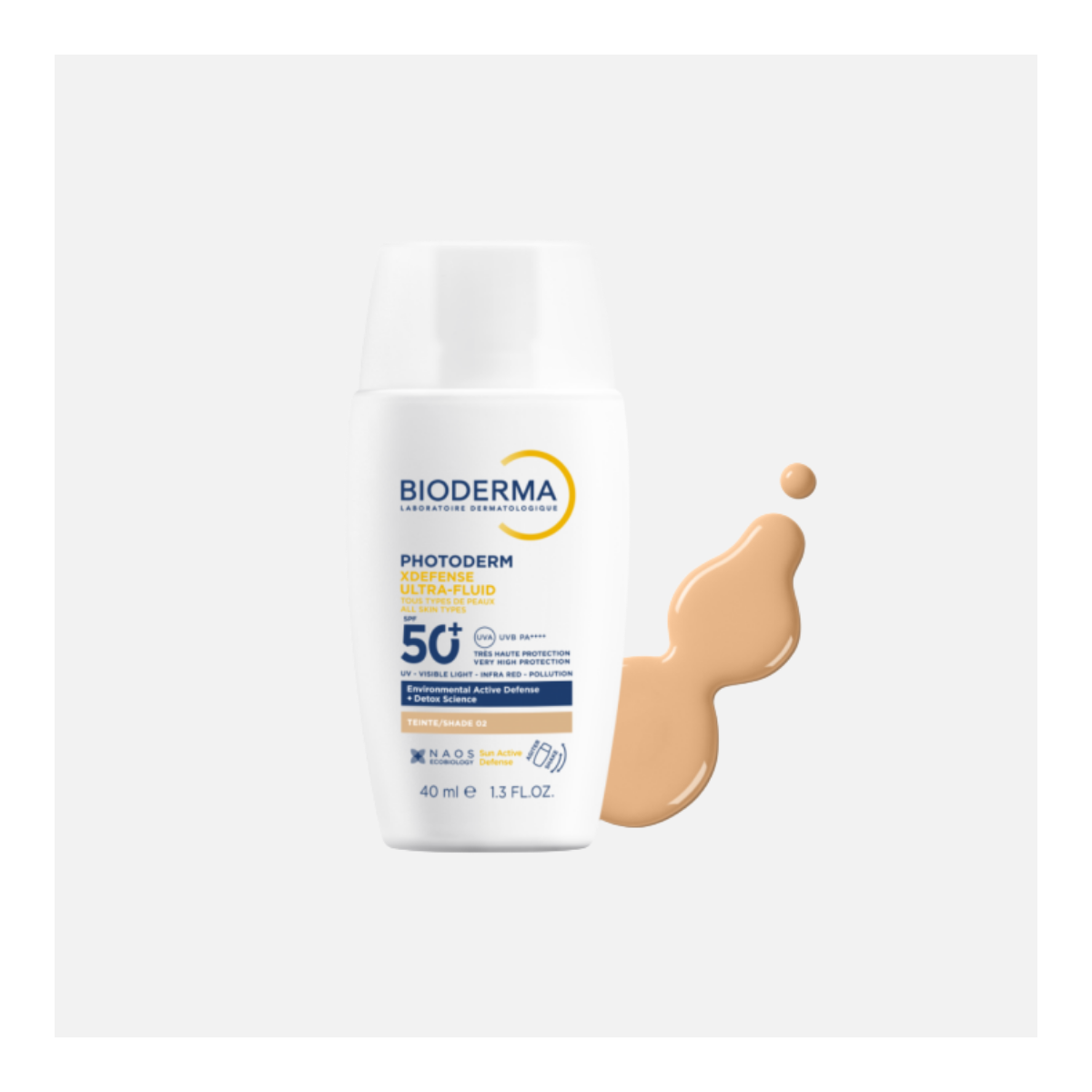 BIODERMA PHOTODERM XDEFENSE ULTRAFLUID SPF50+ T02 F 40ml