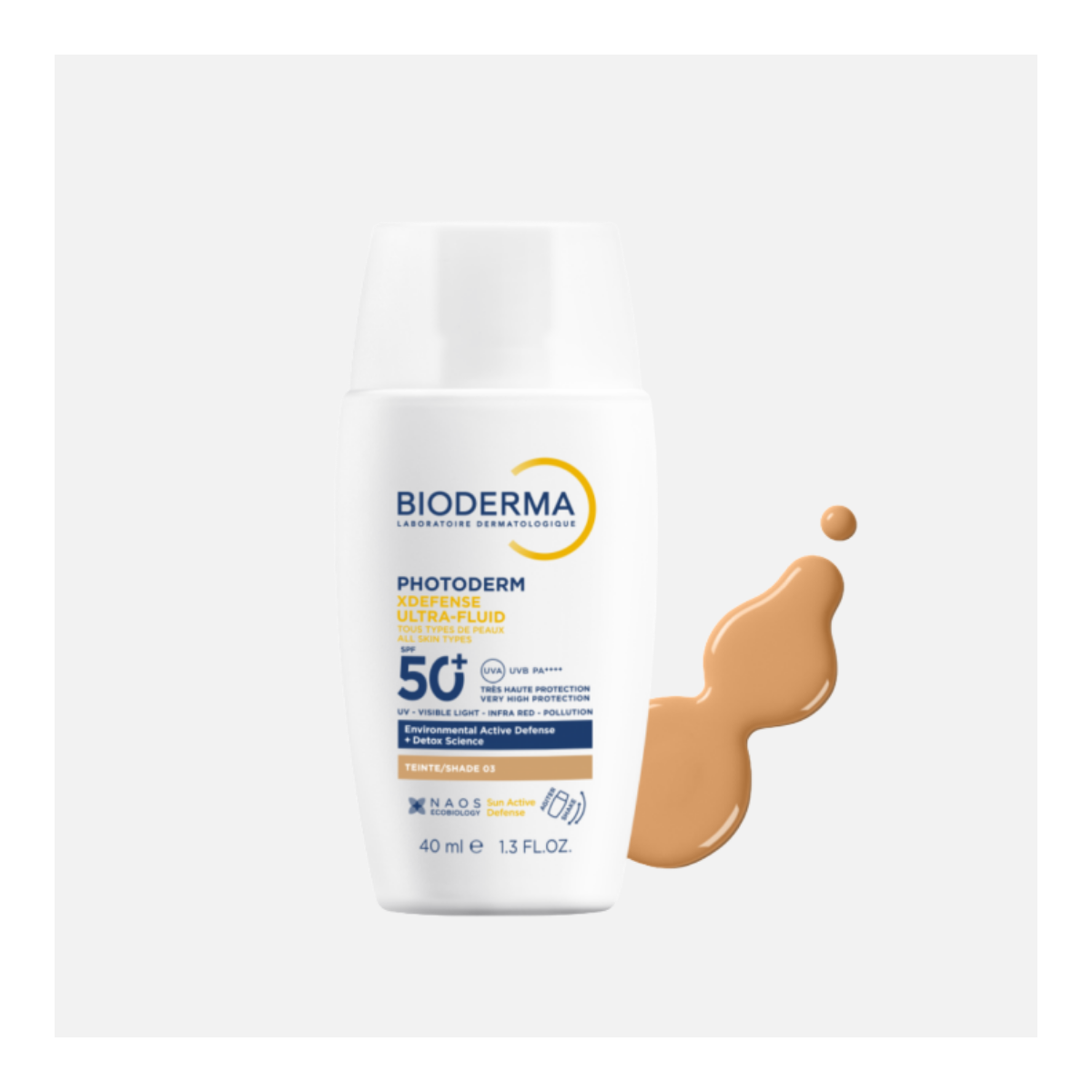 BIODERMA PHOTODERM XDEFENSE ULTRA FLUID SPF50+ T03 F40ml