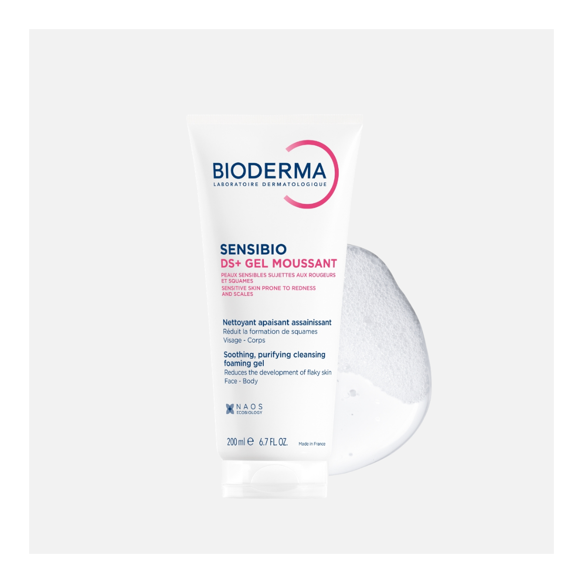 BIODERMA SENSIBIO DS+ GEL LIMPIADOR ANTIROJECES 200ML
