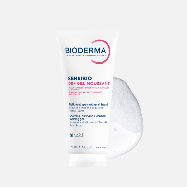 BIODERMA SENSIBIO DS+ GEL LIMPIADOR ANTIROJECES 200ML