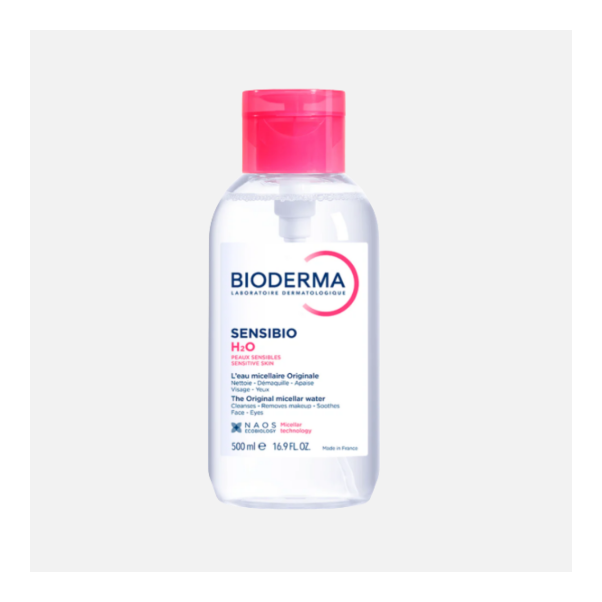 BIODERMA SENSIBIO H2O AGUA MICELAR CON DISPENSADOR 500ML