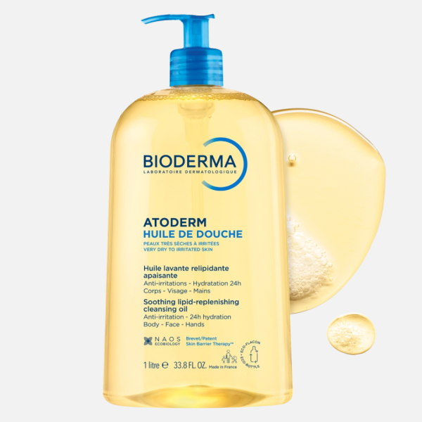 BIODERMA ATODERM HUILE DE DOUCHE 1LT