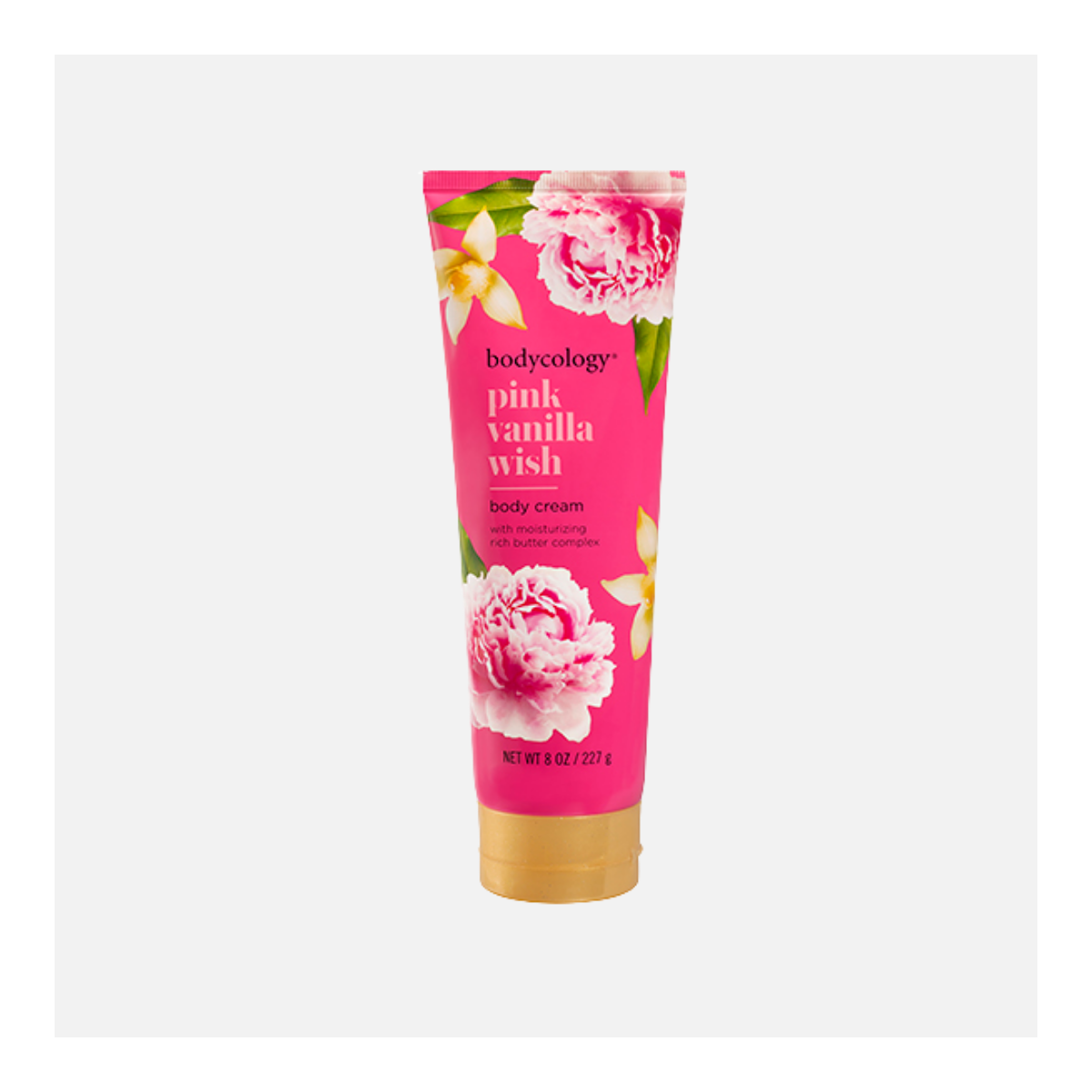 BODYCOLOGY PINK VANILLA WISH BODY CREAM 227G