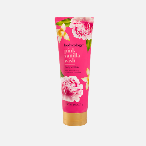 BODYCOLOGY PINK VANILLA WISH BODY CREAM 227G