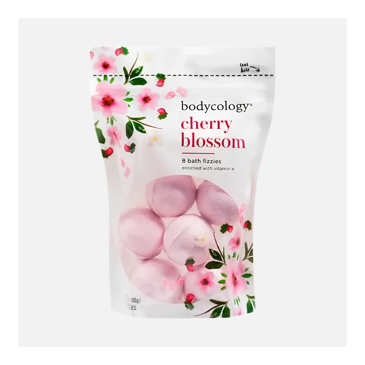 BODYCOLOGY CHERRY BLOSSOM 8 BATH FIZZIES 60G