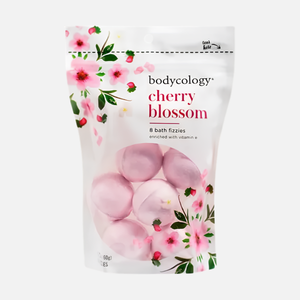 BODYCOLOGY CHERRY BLOSSOM 8 BATH FIZZIES 60G