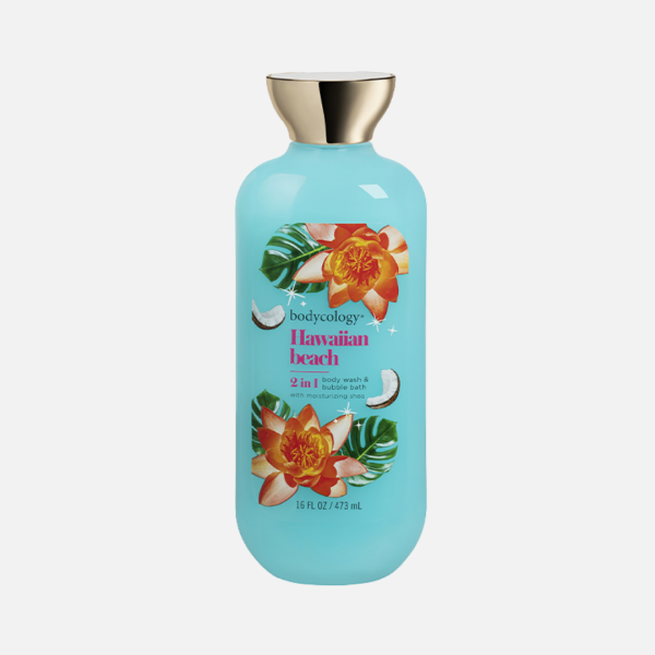BODYCOLOGY-BC HAWAIIAN BEACH BODY WASH 16OZ
