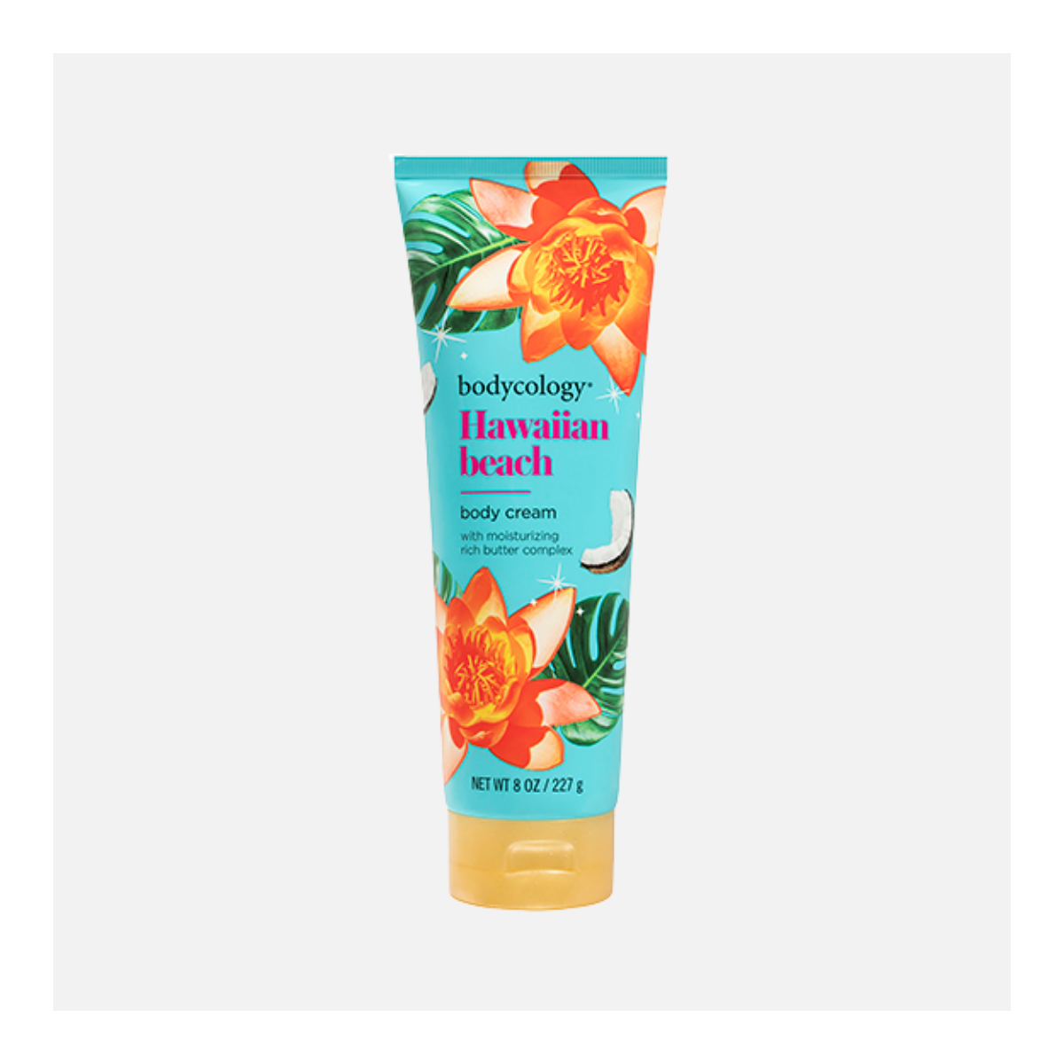 BODYCOLOGY-BC HAWAIIAN BEACH BODY CREAM 8OZ