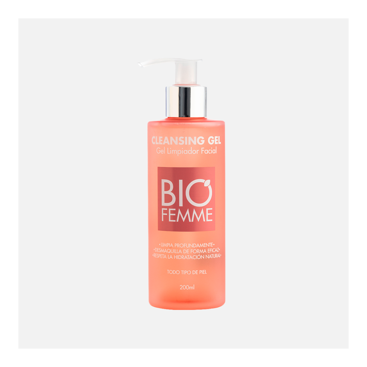 BIOFEMME CLEANSING GEL LIMPIADOR FACIAL 200ML