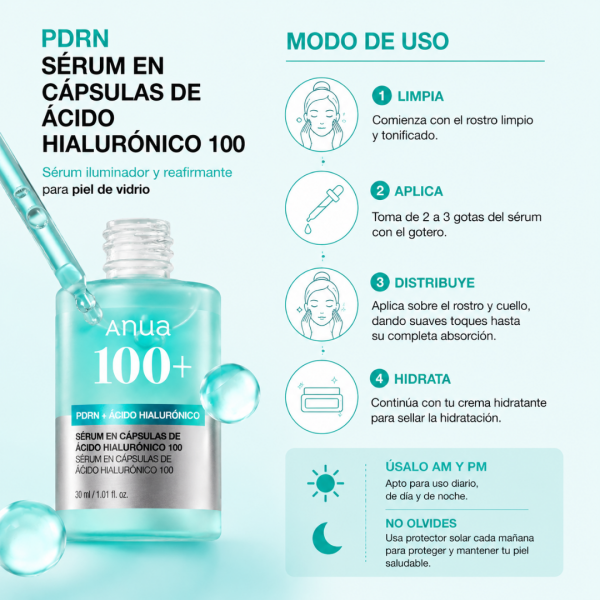 ANUA PDRN HYALURONIC ACID CAPSULE 100 SERUM