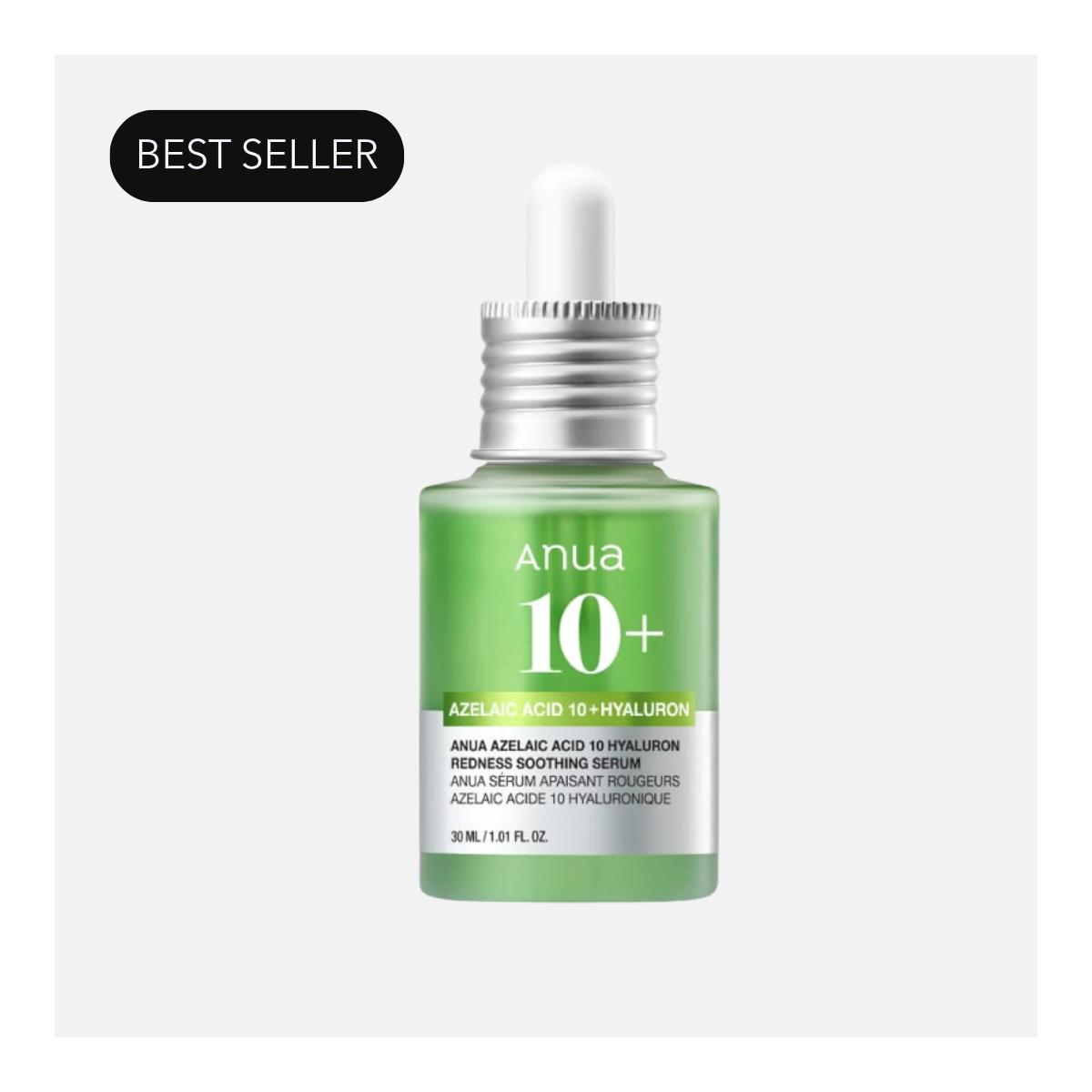 ANUA AZELAIC ACID 10+ HYALURON REDNESS SERUM 30ML