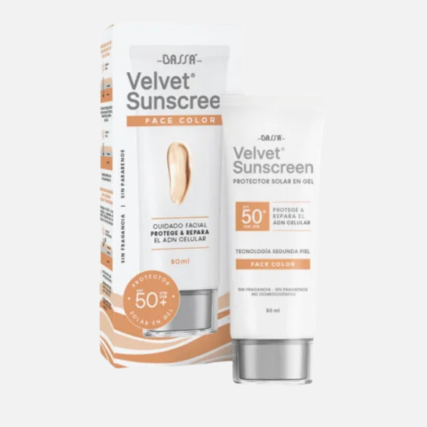 BASSA VELVET SUNCREEN FACE COLOR 50ML
