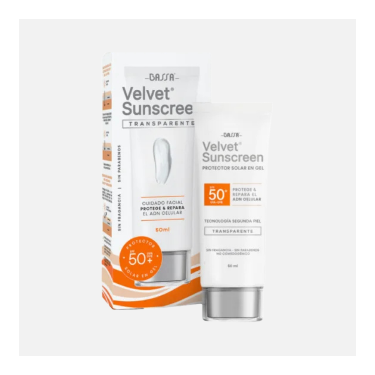 BASSA VELVET SUNCREEN TRANSPARENTE 50ML