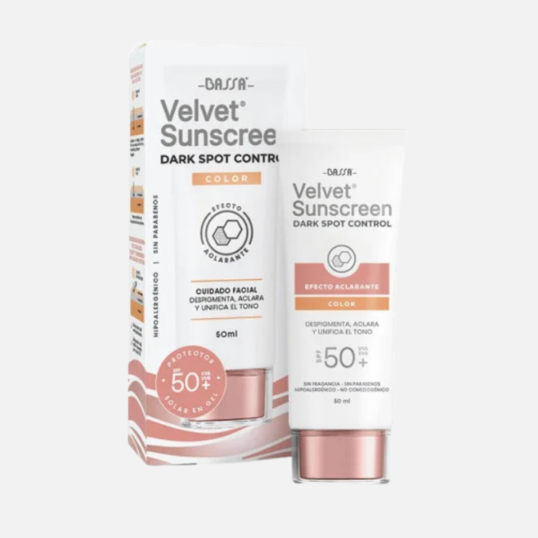 BASSA VELVET SUNSCREEN DARK SPOT CONTROL COLOR 50ML