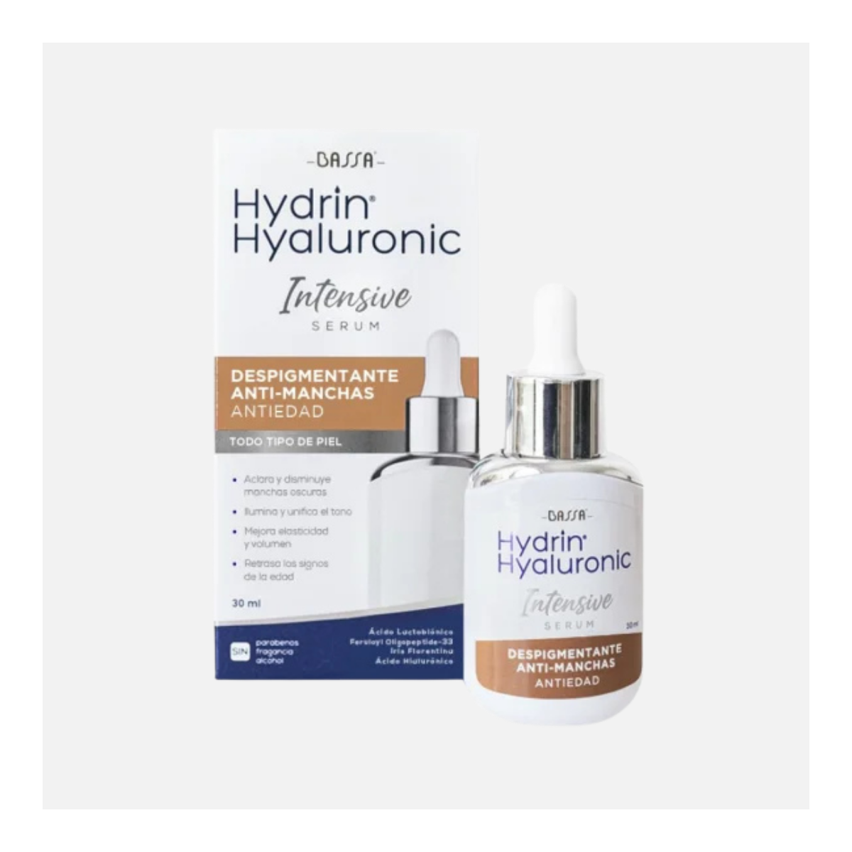 BASSA HYDRIN HYALURONIC INTENSIVE SERUM PIELES ENROJECIDAS REPARADOR 30 ML