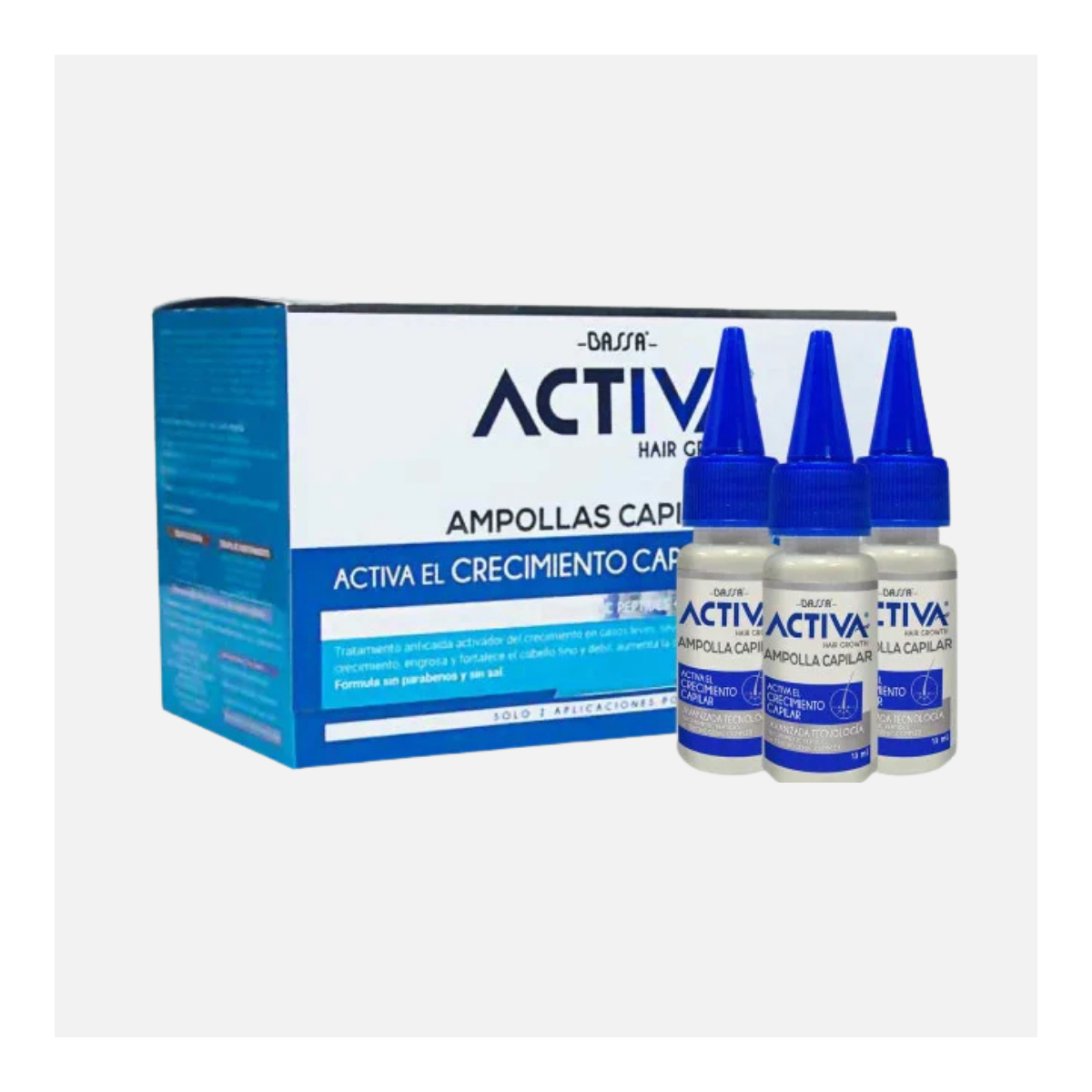 BASSA ACTIVA AMPOLLAS CAPILAR 8 AMP X 3ML