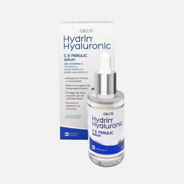 BASSA HYDRIN HYALURONIC C E FERULIC SERUM 30ML