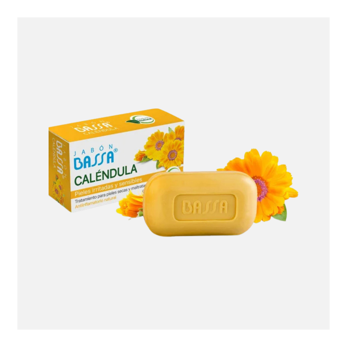 BASSA CALENDULA JABON PIELES ENROJECIDAS 90G