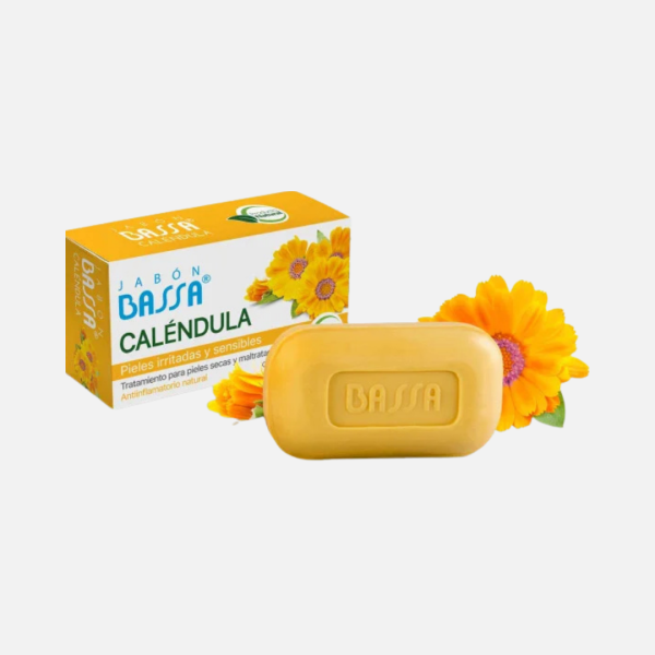 BASSA CALENDULA JABON PIELES ENROJECIDAS 90G
