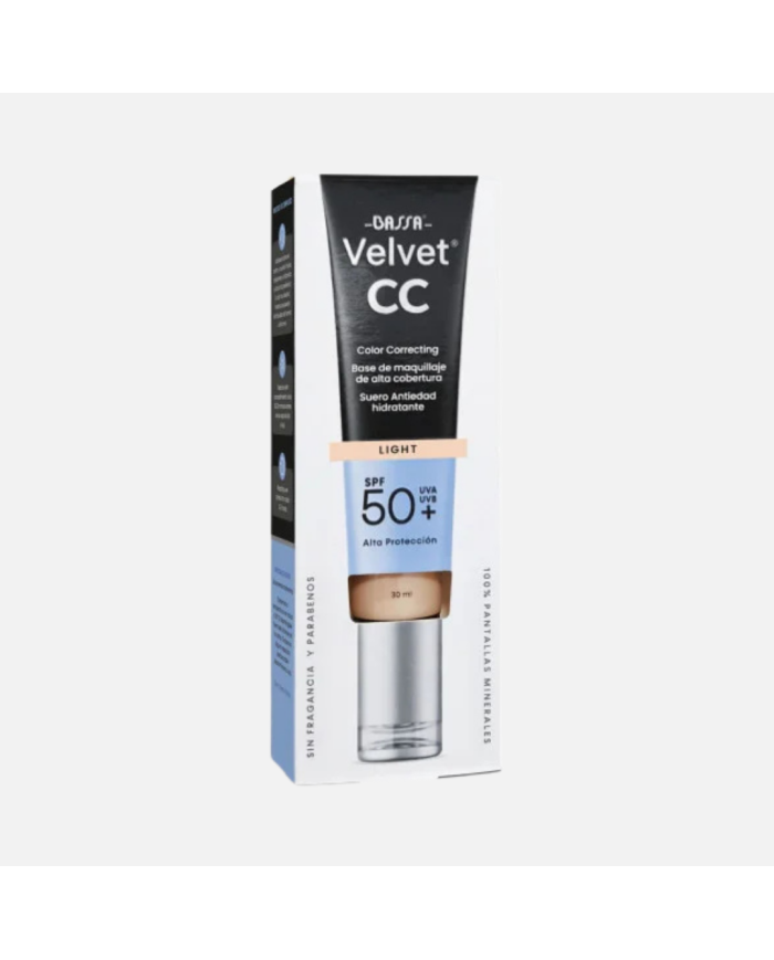 BASSA VELVET BASE DE MAQUILLAJE TONO LIGHT SPF 50+