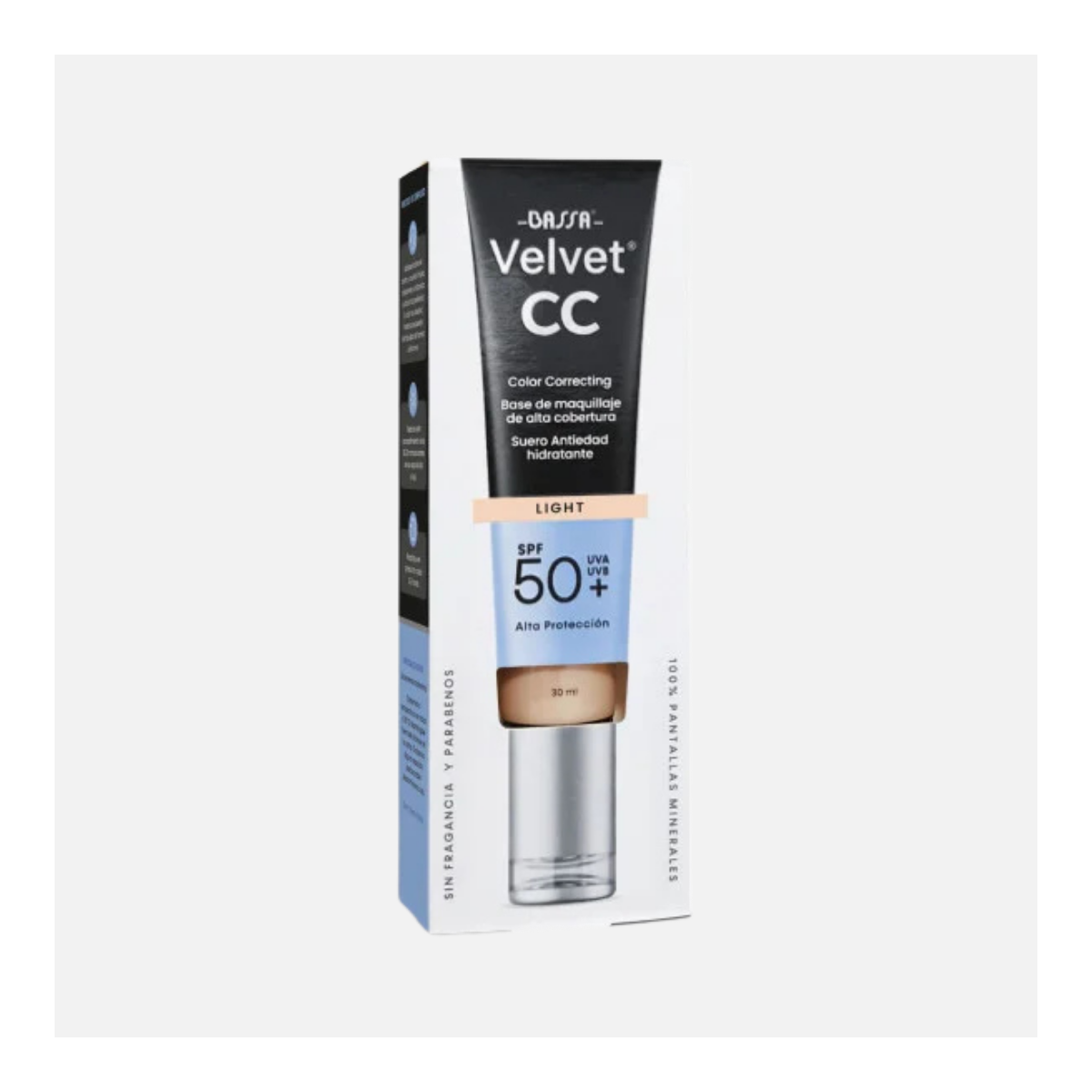 BASSA VELVET BASE DE MAQUILLAJE TONO LIGHT SPF 50+
