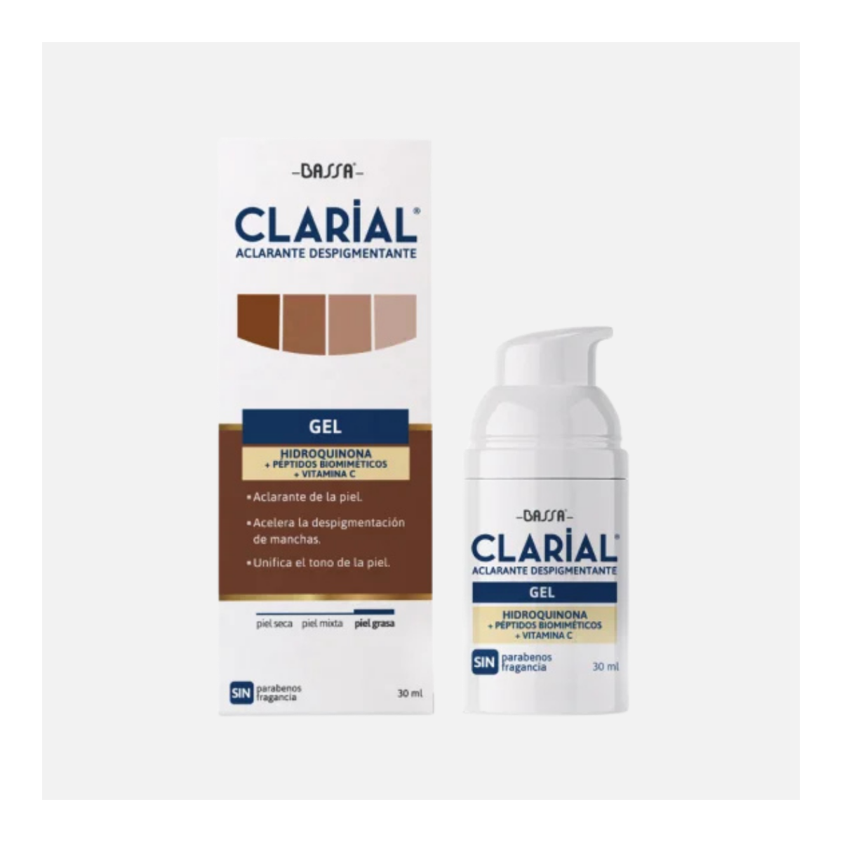 BASSA CLARIAL MED ACLARANTE DESPIGMENTANTE GEL 30 ML
