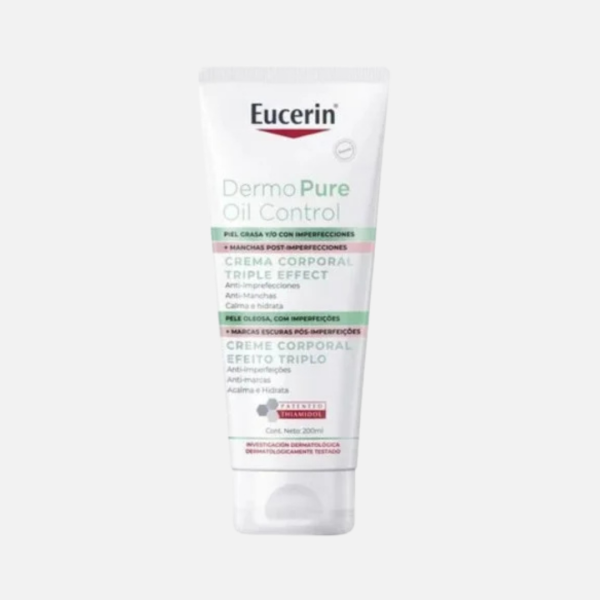 EUCERIN DERMO PURE OIL CONTROL CREMA CORPORAL TRIPLE EFFECT