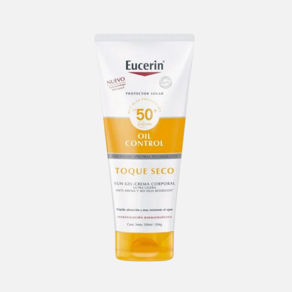 EUCERIN SUN OIL CONTROL TOQUE SECO ULTRA LIGERO CORPORAL 200ML