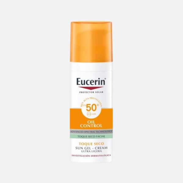 EUCERIN SUN GEL - CREMA OIL CONTROL TOQUE SECO SPF50+ 50ML