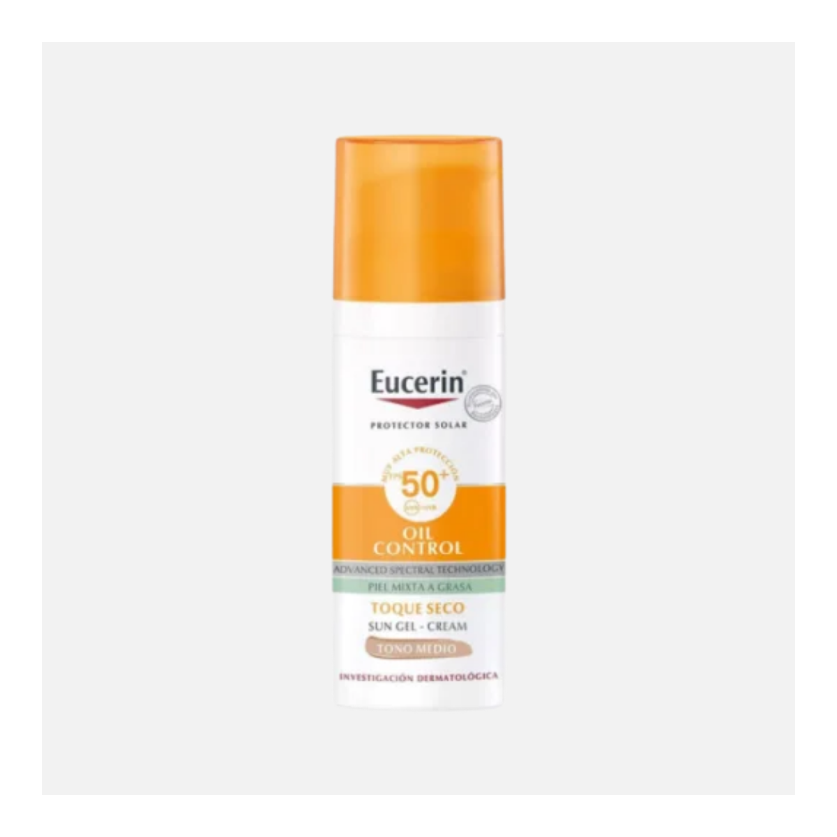 EUCERIN SUN GEL-CREMA OIL CONTROL TOQUE SECO TONO MEDIO SPF 50+ 50ML