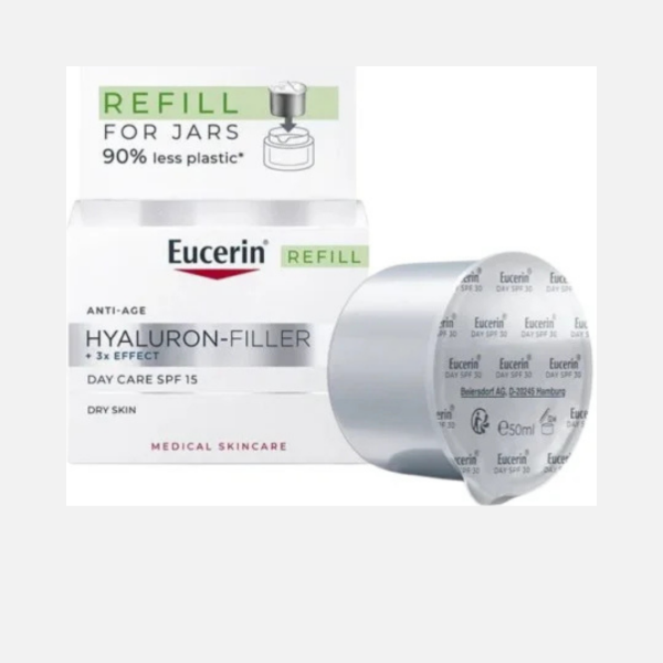 EUCERIN HYALURON FILLER + 3X EFECT CREMA DIA FPS15 REPUESTO DEL PRODUCTO 50ML