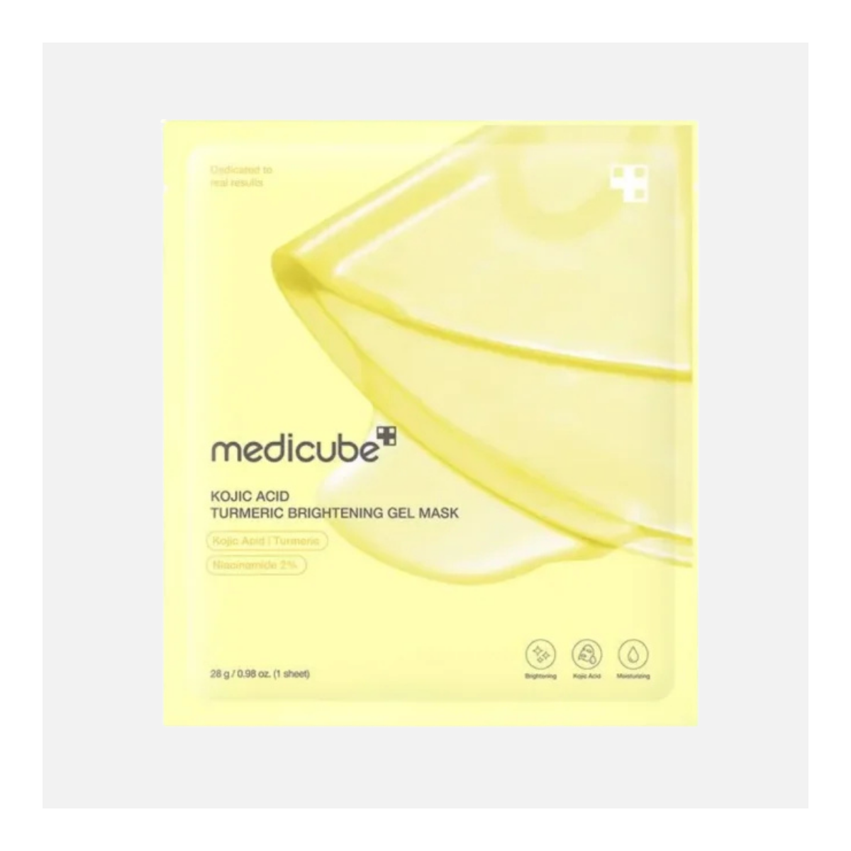 MEDICUBE KOJIC ACID TURMERIC BRIGHTENING GEL MASK UND
