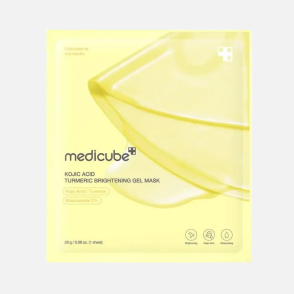 MEDICUBE KOJIC ACID TURMERIC BRIGHTENING GEL MASK UND