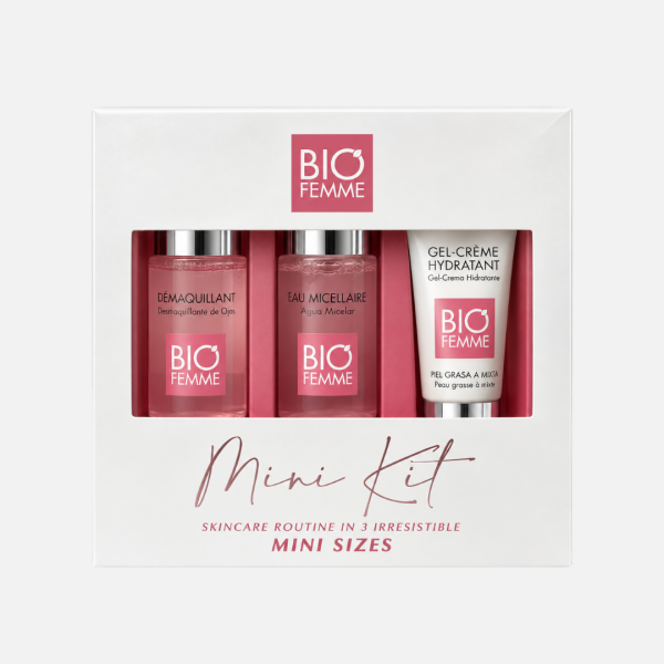 BIOFEMME MINI KIT SKINCARE ROUTINE IN 3 IRRESISTIBLE