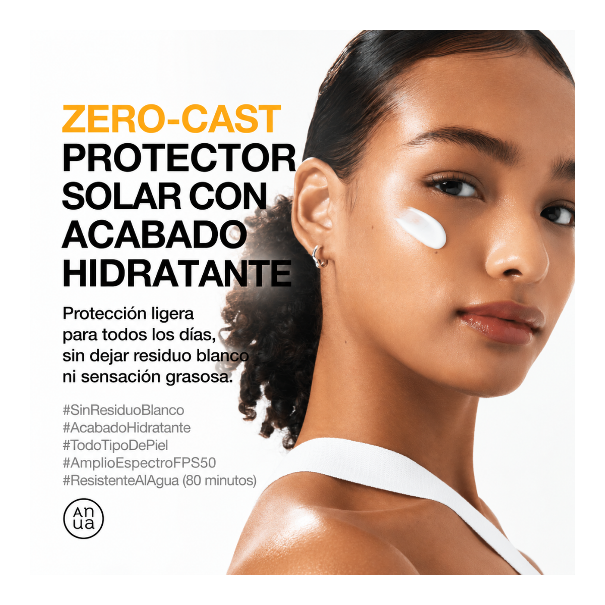ANUA ZERO CAST MOISTURIZING FINISH SUNSCREEN 50ml