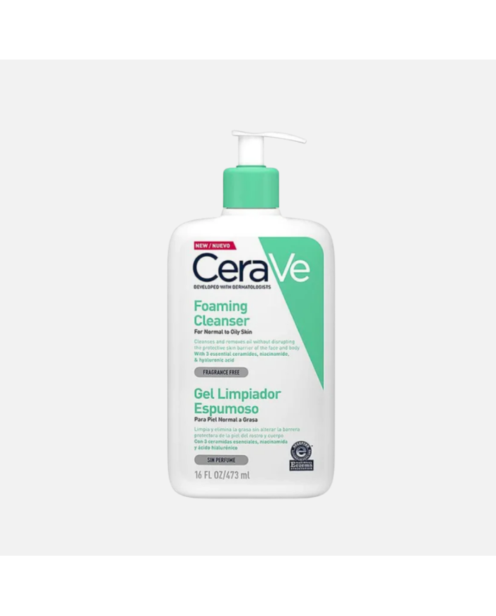 CERAVE GEL LIMPIADOR ESPUMOSO 473ML