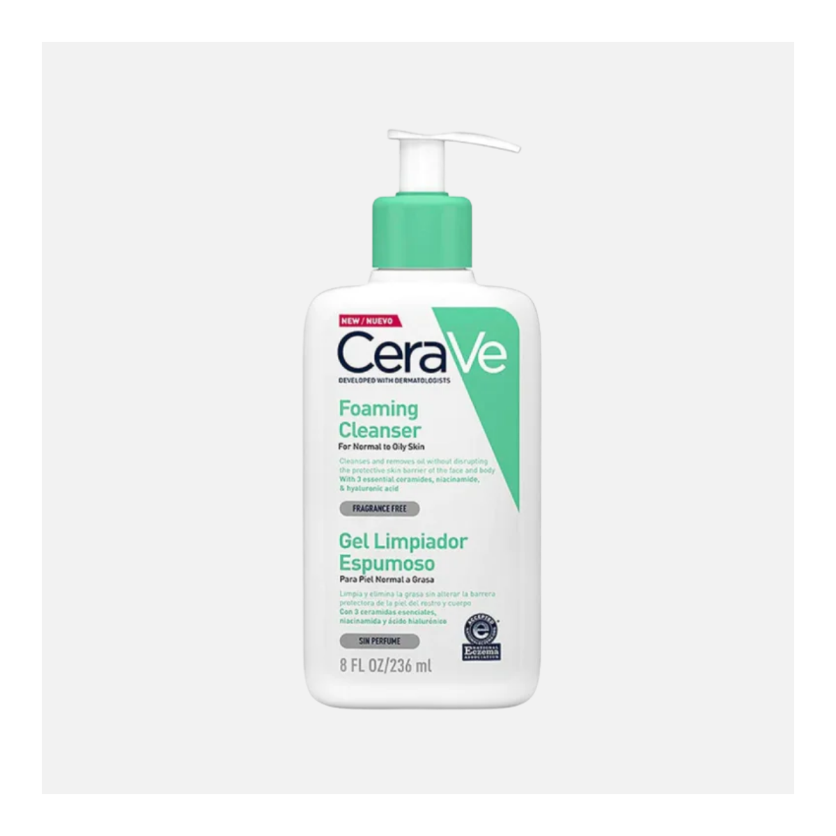 CERAVE GEL LIMPIADOR ESPUMOSO 236ML