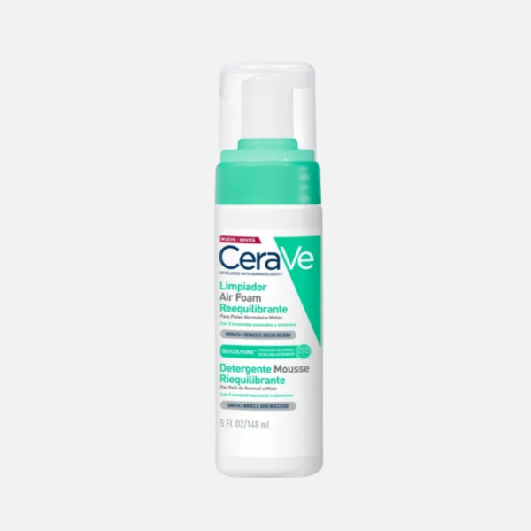CERAVE LIMPIADOR AIR FOAM REEQUILIBRANTE 148ML