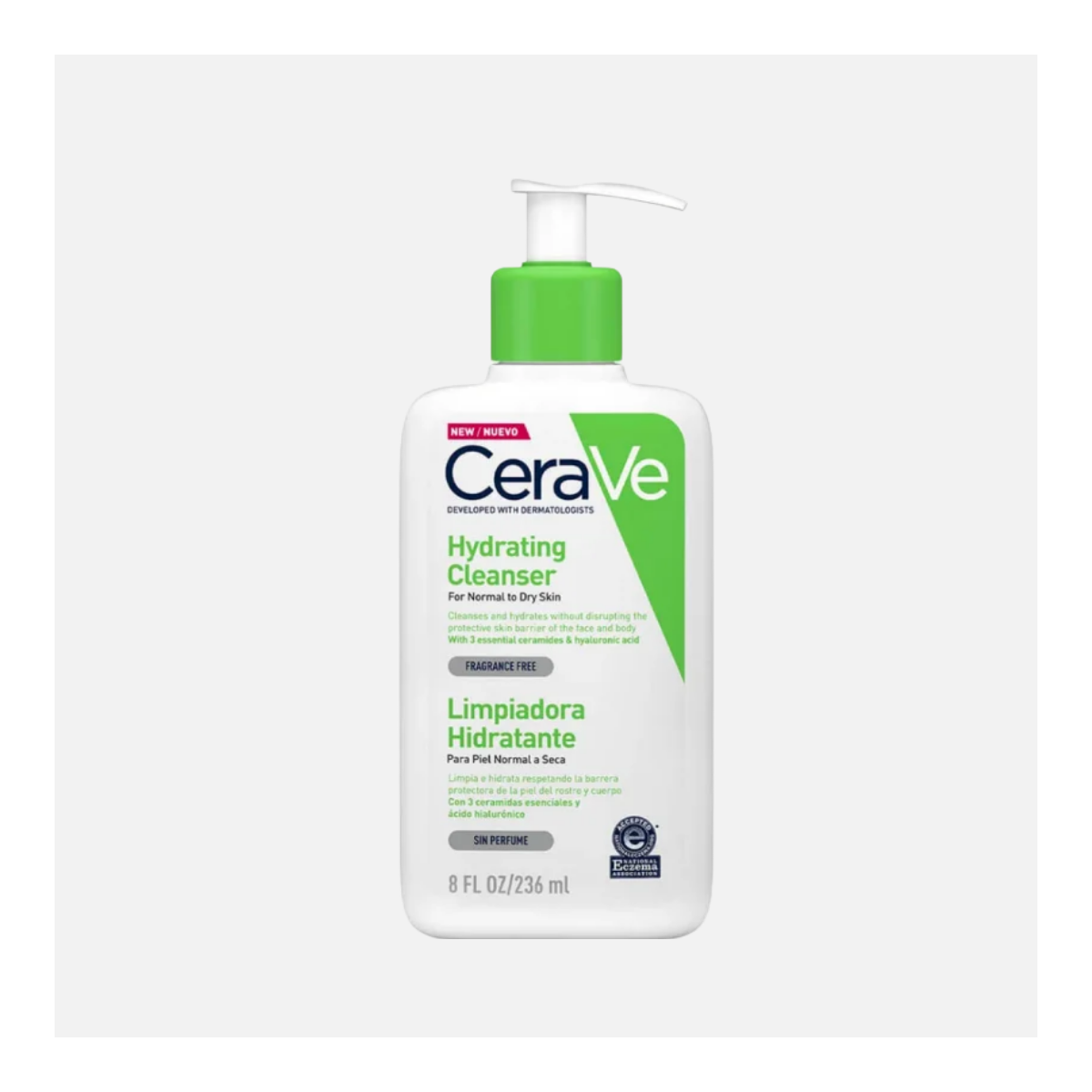 CERAVE LIMPIADORA CREMA - ESPUMA HIDRATANTE 236ML